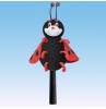 Tenna Tops Ladybug Car Antenna Topper / Cute Dashboard Accessory (Fat Antenna) (3.50" Ladybug Height)